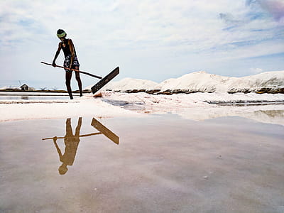 Man Plowing Salt thumbnail