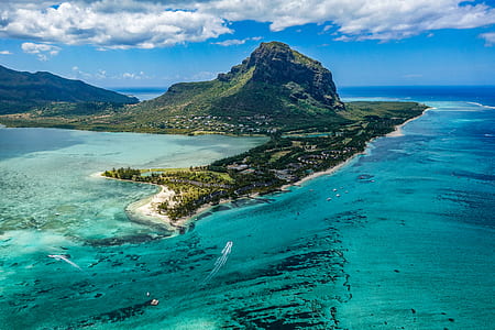 aerial photo of island thumbnail