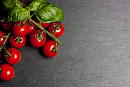 red tomatoes on gray surface thumbnail
