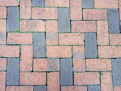red and gray brick pavement thumbnail