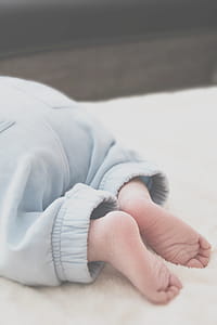 Baby Wearing Grey Pants thumbnail