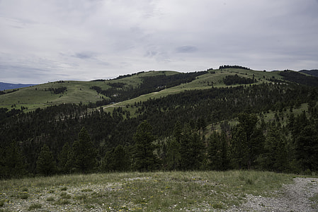Green Mountains under cloudy skies in Helena thumbnail