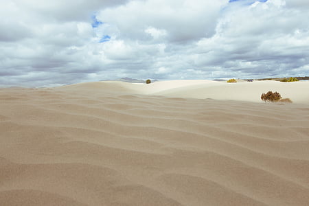 desert under cloudy sky thumbnail