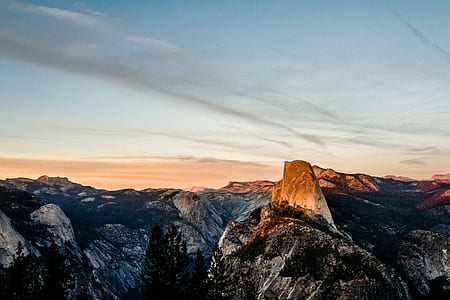 gray, black, and brown mountain during daytime thumbnail
