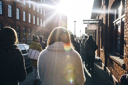 Group of people sightseeing in the city thumbnail