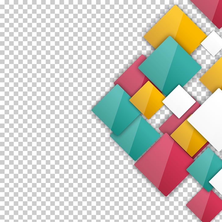 Euclidean , Crystal Box, multicolored square PNG clipart