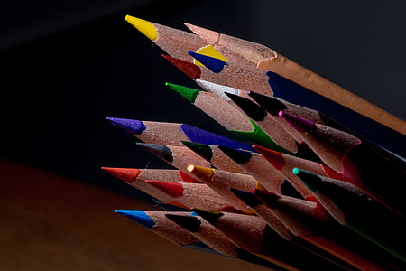 assorted-color pencils thumbnail