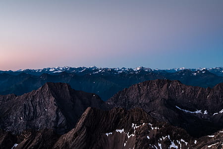 white snow on mountain thumbnail