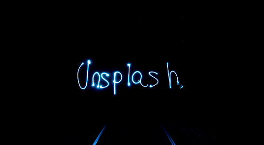 black background with unplash text overlay thumbnail
