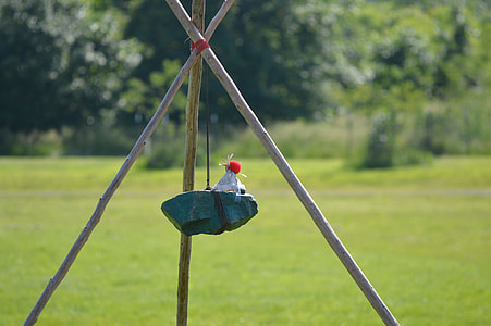 Weather Rock With Paper Hat, Boy Scouts thumbnail