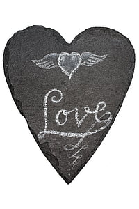 black heart-shaped stone decor thumbnail