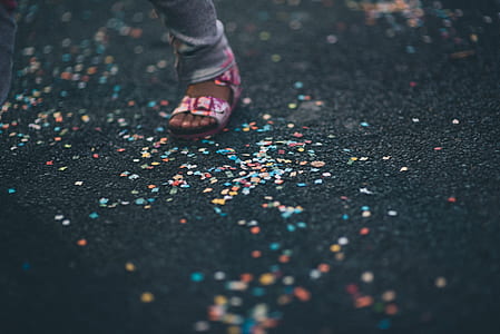assorted-color glitters on floor thumbnail