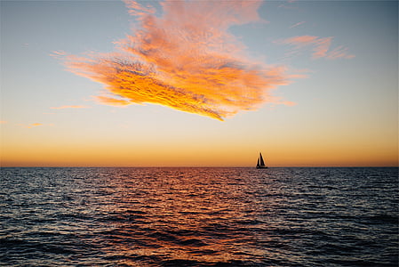 sail boat on body of water thumbnail