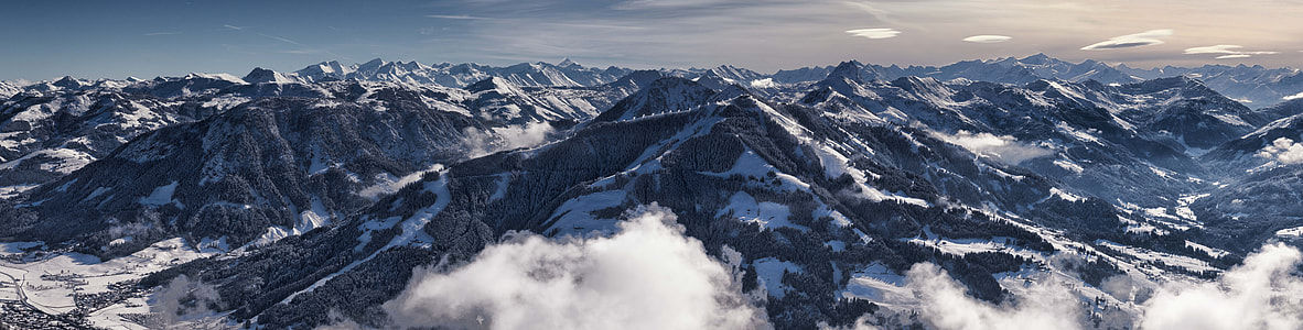 white clouds above mountain thumbnail