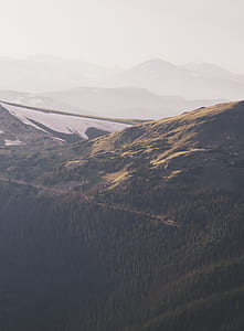 landscape photography of green mountain thumbnail