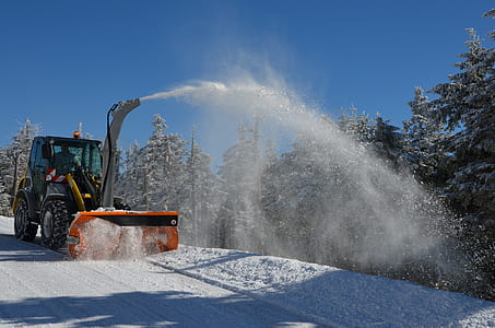 red snow blower truck thumbnail