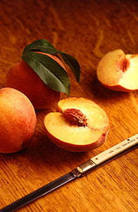 sliced fruit on brown platform thumbnail