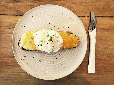 white and yellow ceramic plate thumbnail