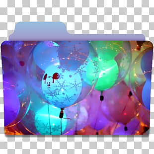 Balloon computer turquoise, Folder Balloons, assorted-color balloons PNG clipart