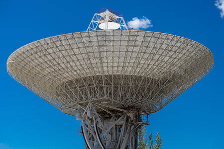 gray satellite dish under clear sky thumbnail