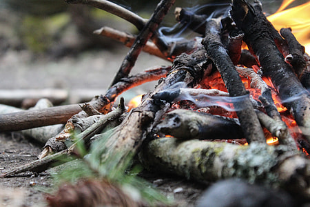 close-up of bonfire thumbnail