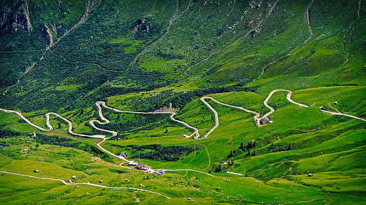 birds eye view of mountain thumbnail
