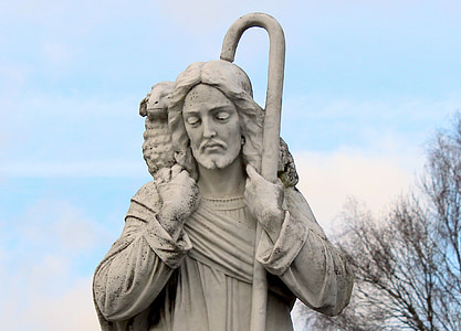 Jesus concrete statue thumbnail