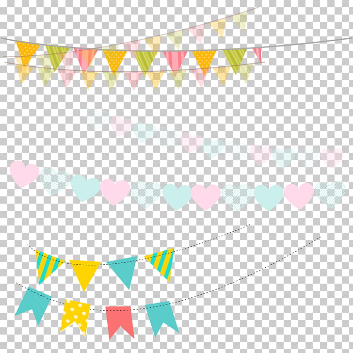 Banner Holiday Decorations Assorted Color Bunting Lot Png