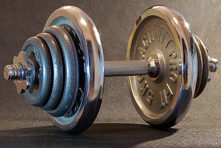 silver dumbbell thumbnail