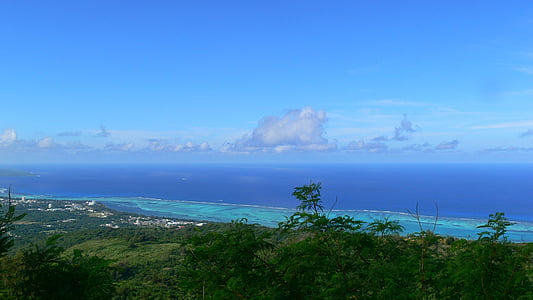 aerial photography of beach shore thumbnail