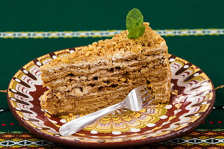 sliced cake in plate thumbnail