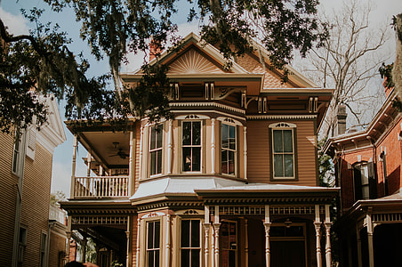 brown two-storey house thumbnail