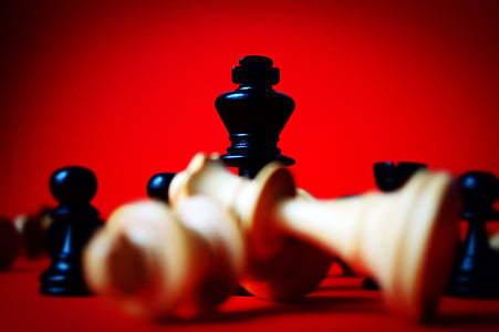 closeup photo of chess pieces thumbnail