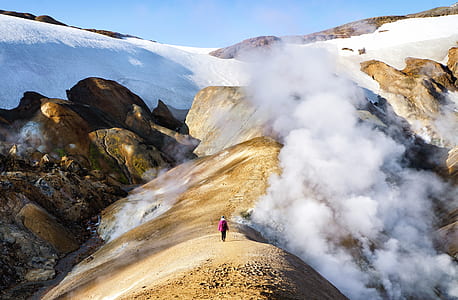 person standing on mountain thumbnail