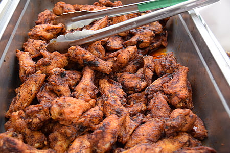 garlic fried chicken close-up photo thumbnail