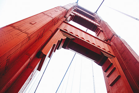 low angle photography of Golden Gate Bridge thumbnail