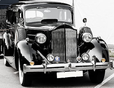 classic gray vehicle grayscale photography thumbnail