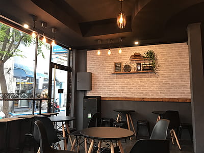 Empty Store Facade With Lighted Fixtures thumbnail
