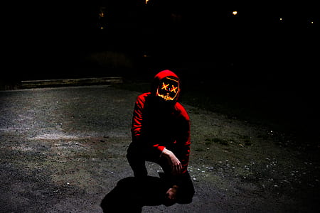 Marshmello wearing red hoodie thumbnail