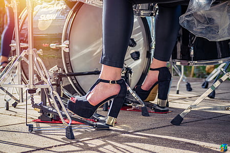 woman using drum pedals thumbnail