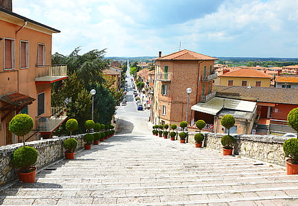 photography of city houses at daytime thumbnail