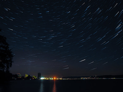 timelapse photography of stars thumbnail