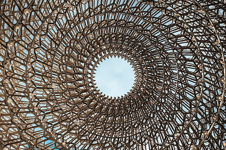low angle photography of round concrete structure thumbnail