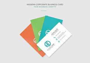 Modern Corporate Business Cards psd file