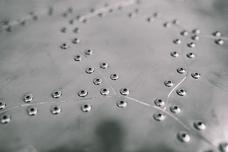 Metal plates with rivets seamless background thumbnail