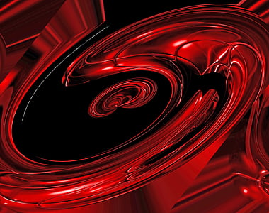 round red and black digital wallpaper thumbnail
