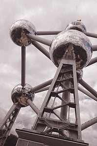 low-angle photography of Atomium, Brussel during daytime thumbnail