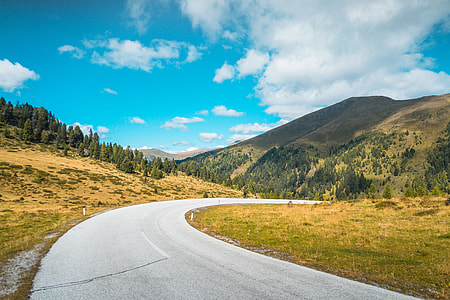 Empty Road in Austrian Mountains thumbnail