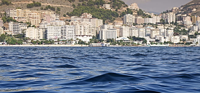 sea, city, sky, water thumbnail