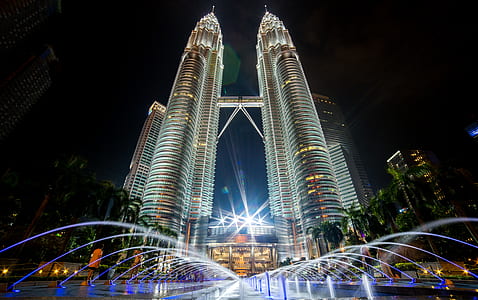 city, landmark, lights, night thumbnail